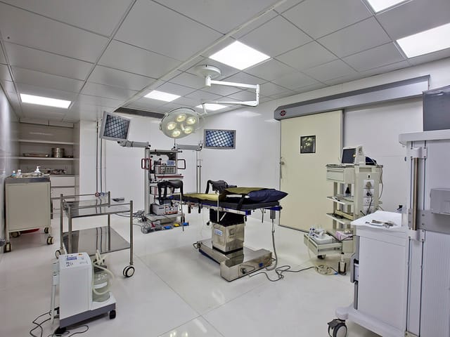 A laparoscopic surgery suite